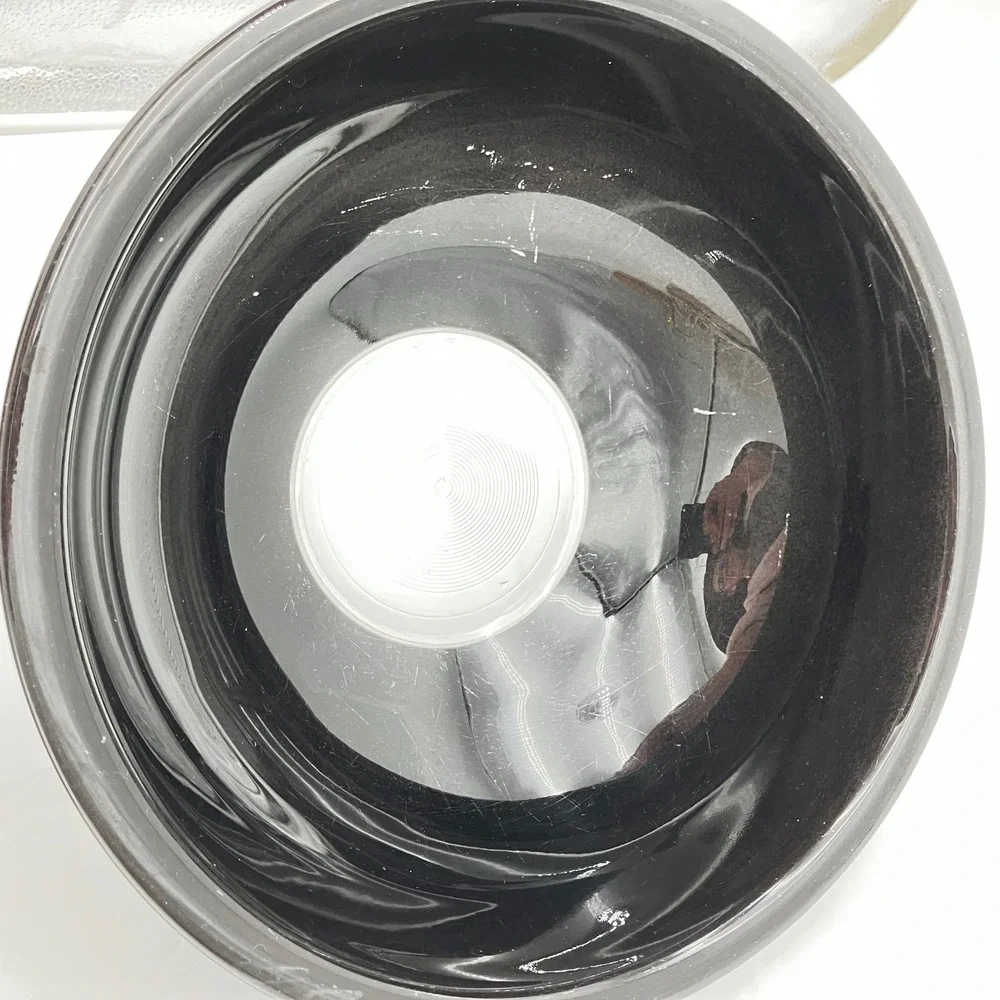 Pyrex Mixing Bowl 326 4L 4.2qt Jet Black Vintage 1980s Glass Large Serving Bowl